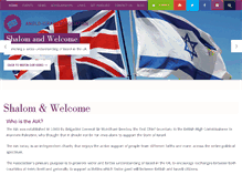 Tablet Screenshot of angloisraelassociation.com